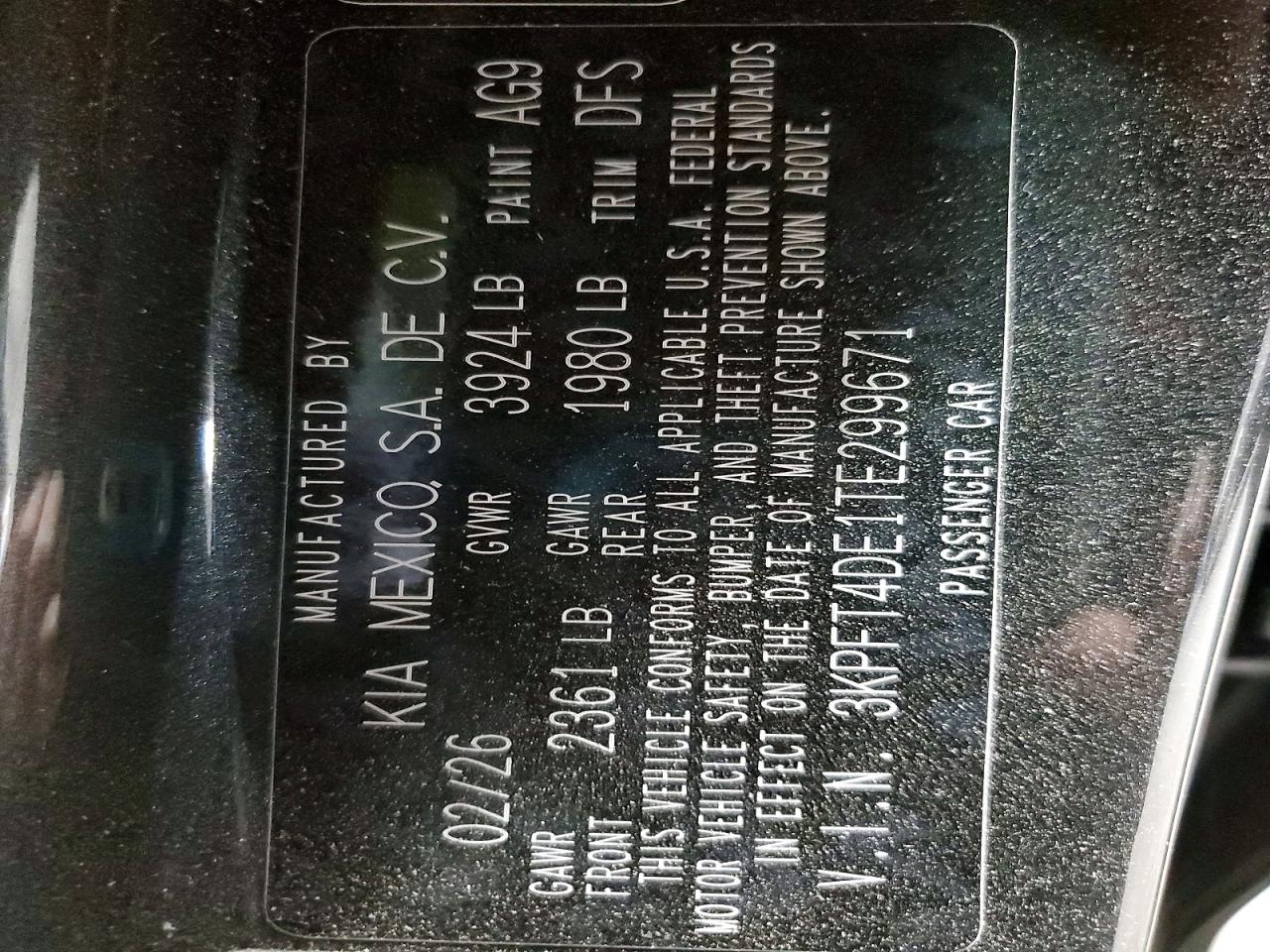 Kia K4 Lxs