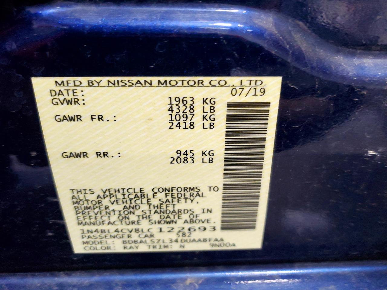 Nissan Altima Sr