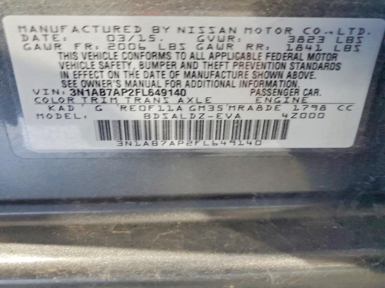 Nissan Sentra Sv