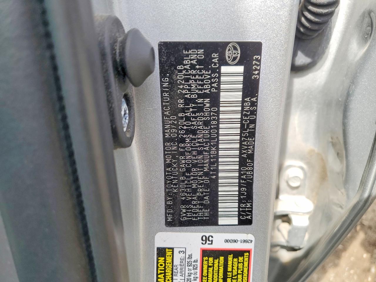 Toyota Camry Le