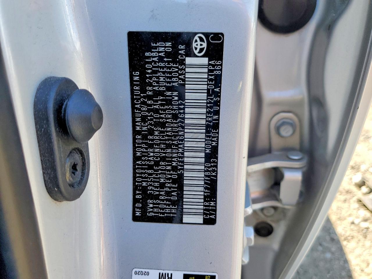 Toyota Corolla Le