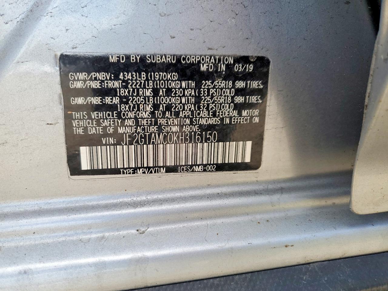 Subaru Crosstrek Limited