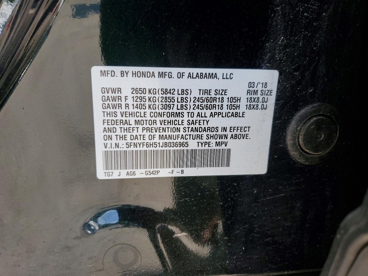 Honda Pilot Exl