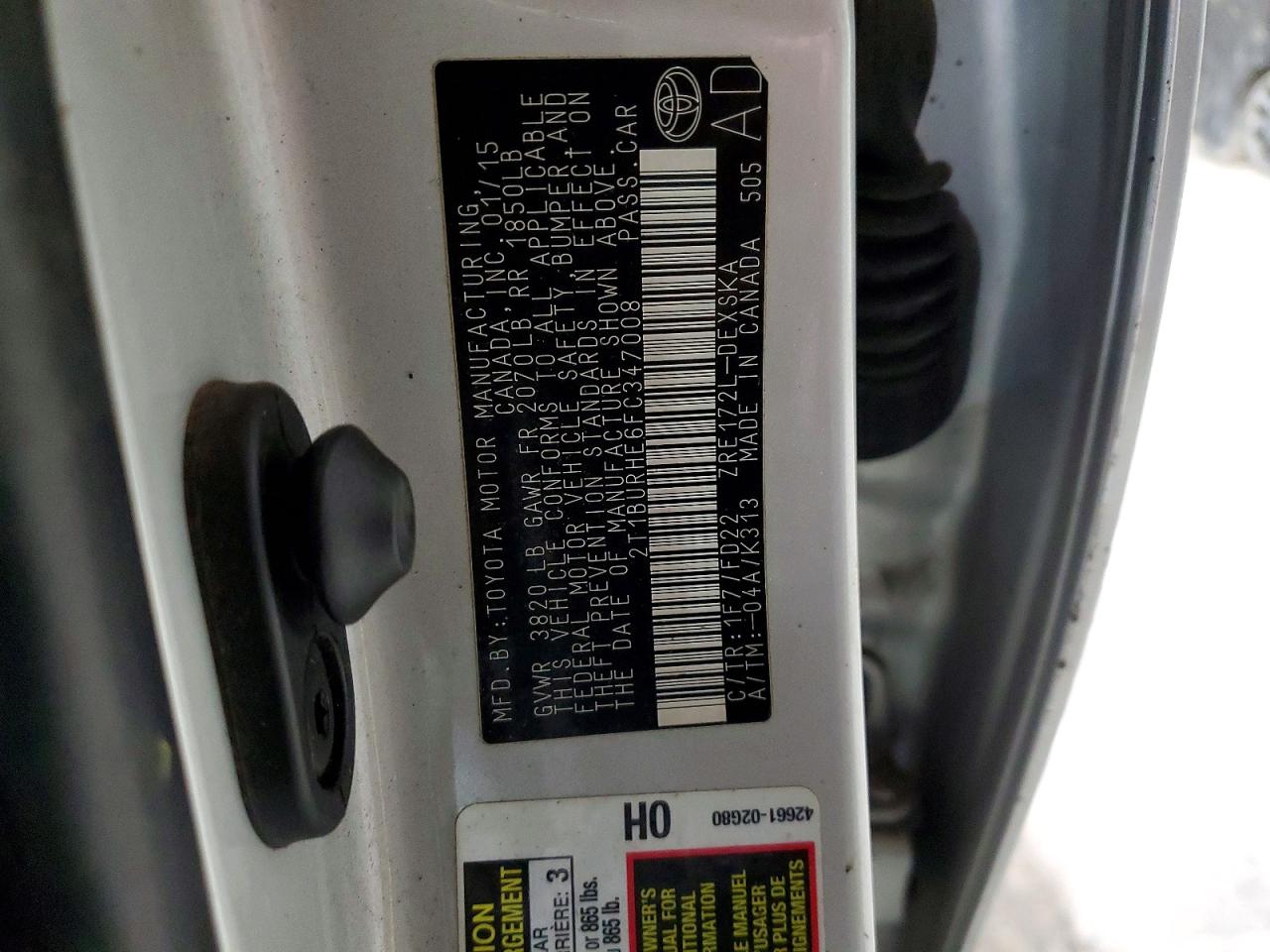 Toyota Corolla S Plus