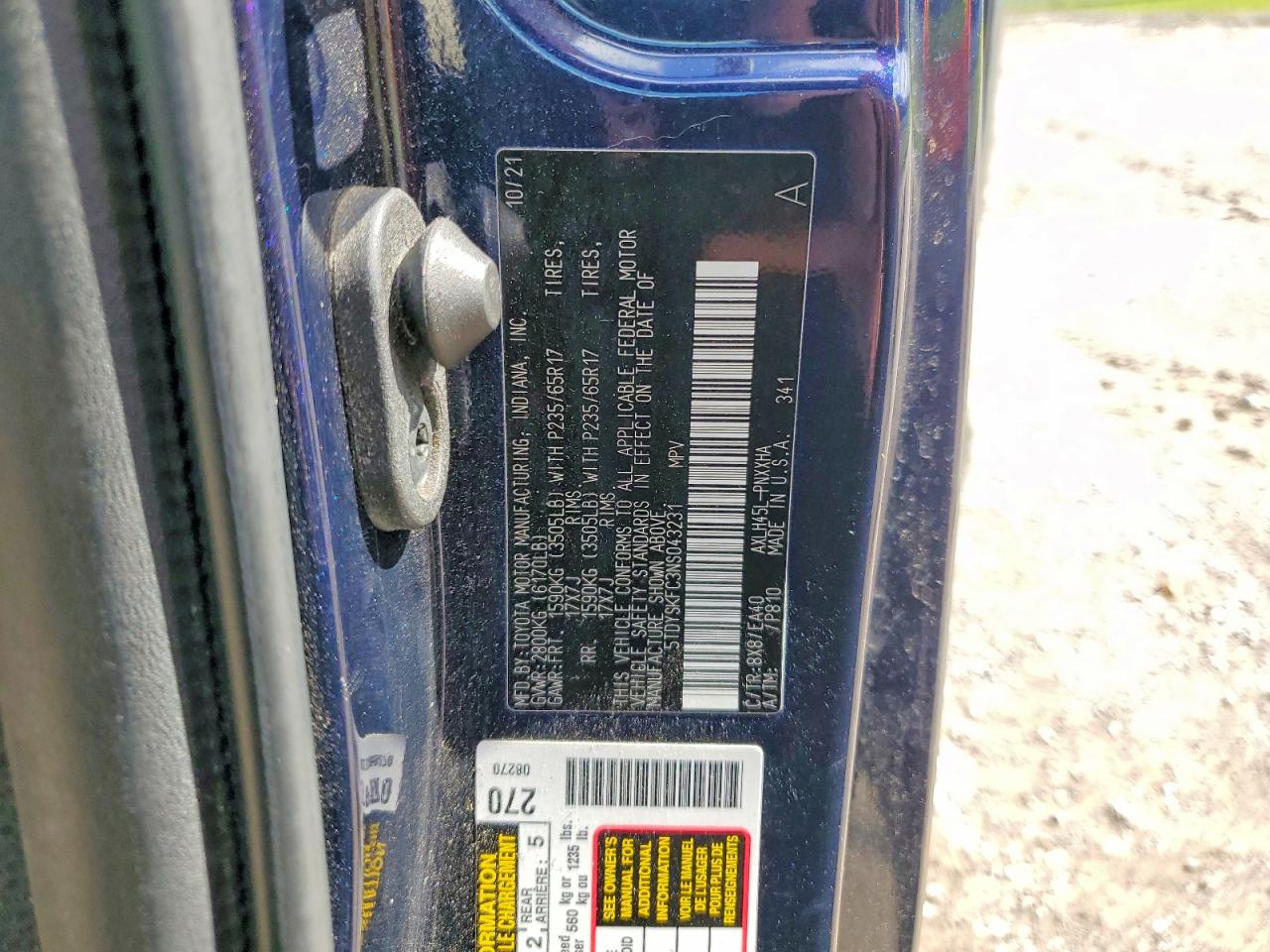 Toyota Sienna Xle