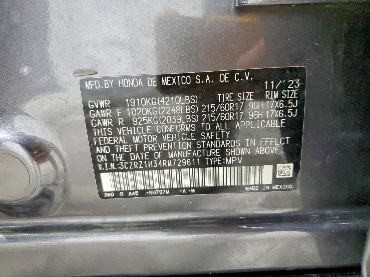 Honda HR-V Lx
