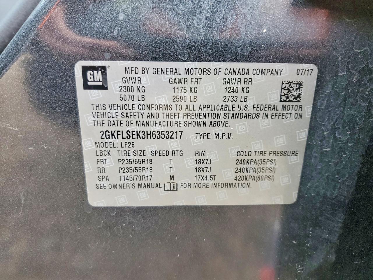 GMC Terrain Sle