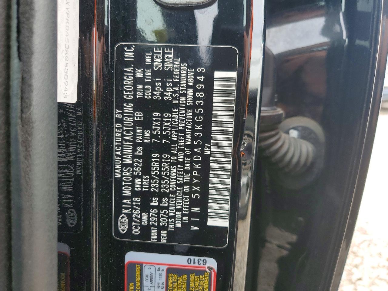 Kia Sorento Sx V6