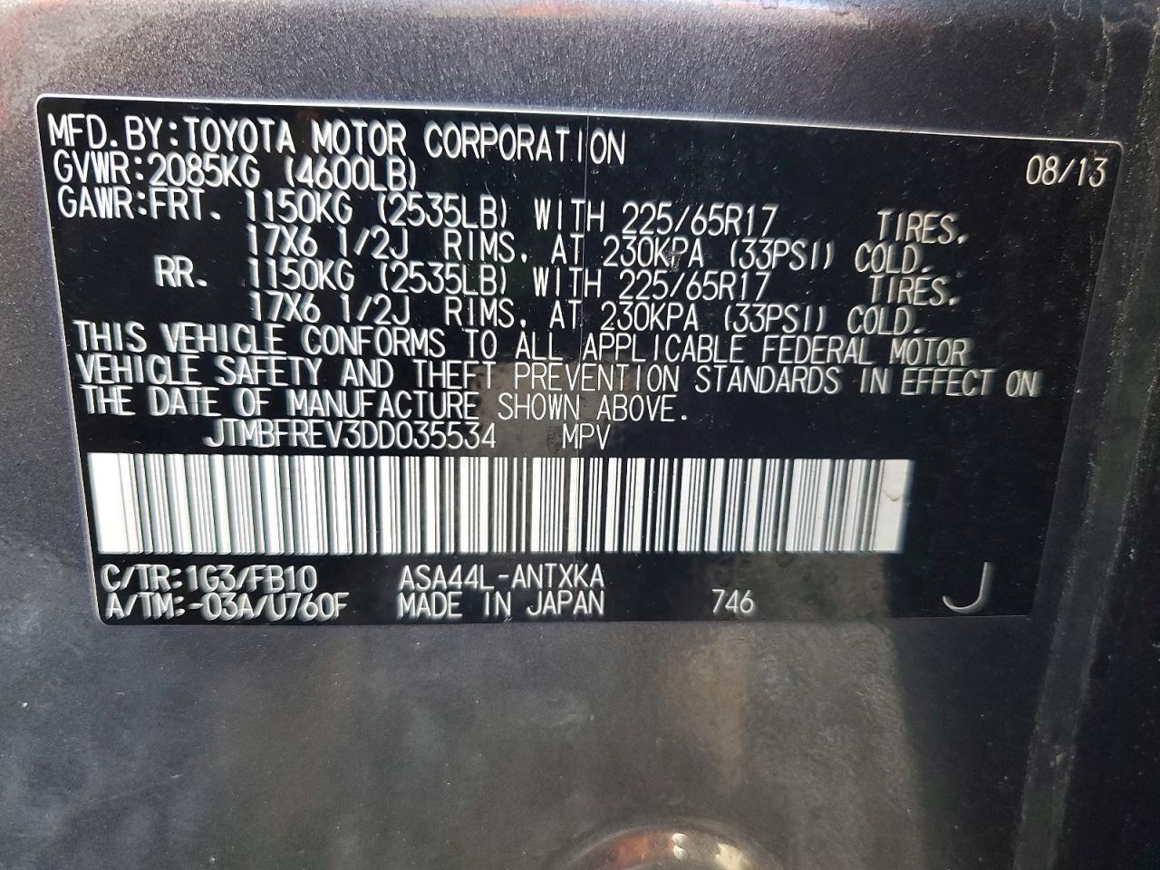 Toyota RAV4 Le
