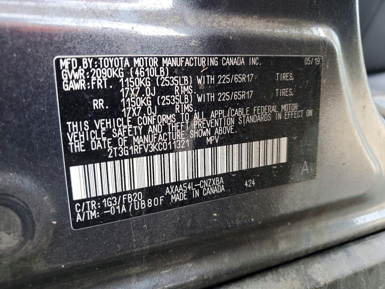 Toyota RAV4 Le