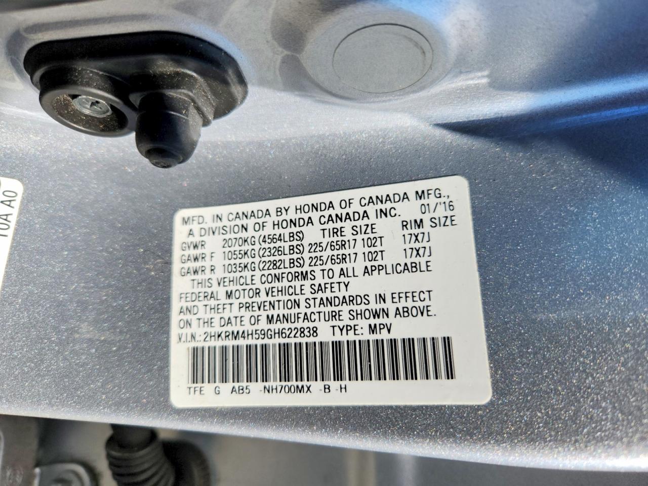 Honda Crv Ex