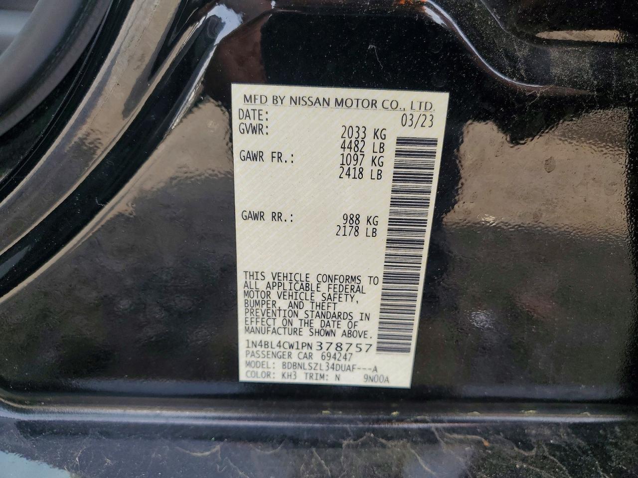 Nissan Altima Sr