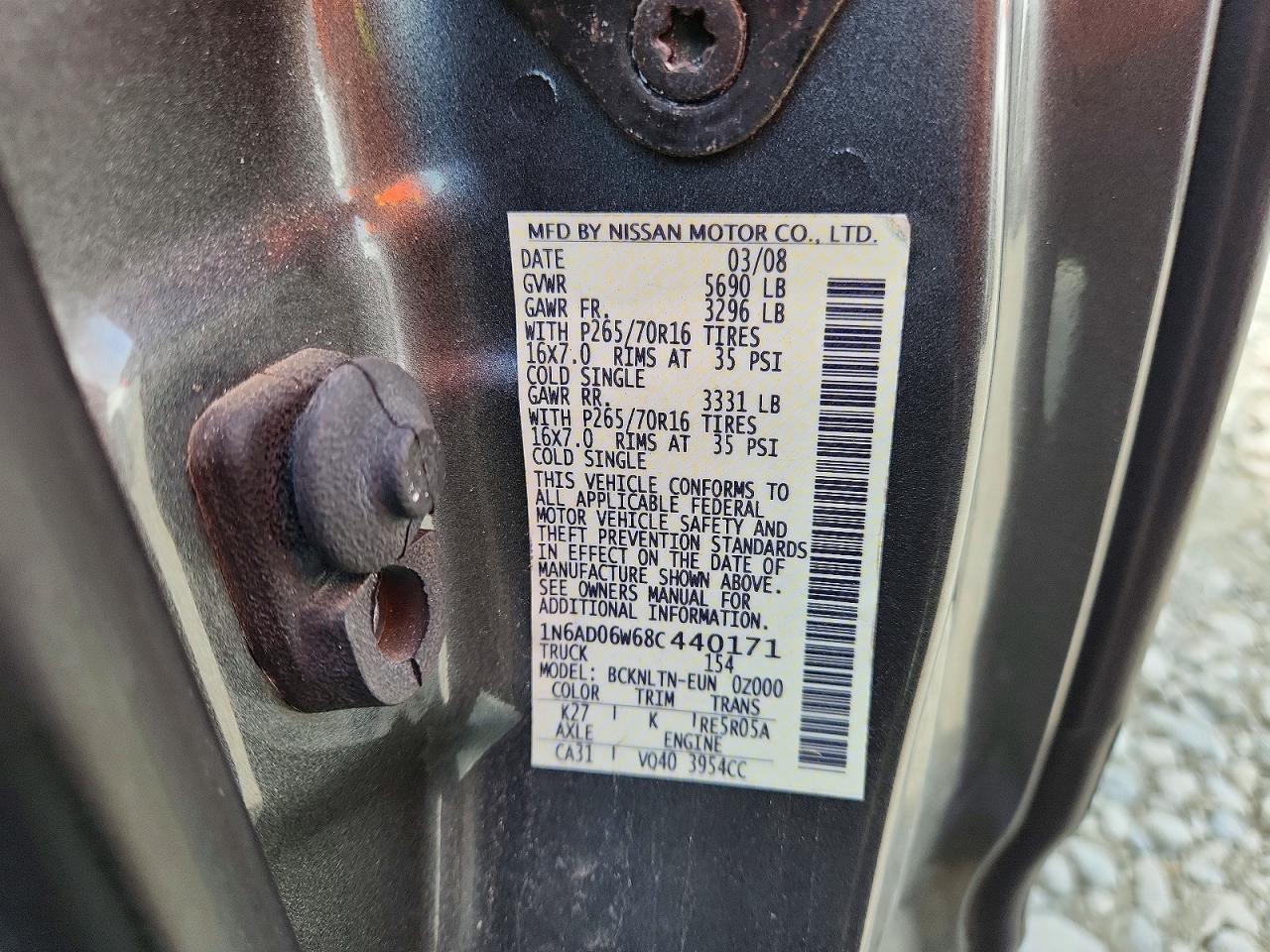 Nissan Frontier Se V6