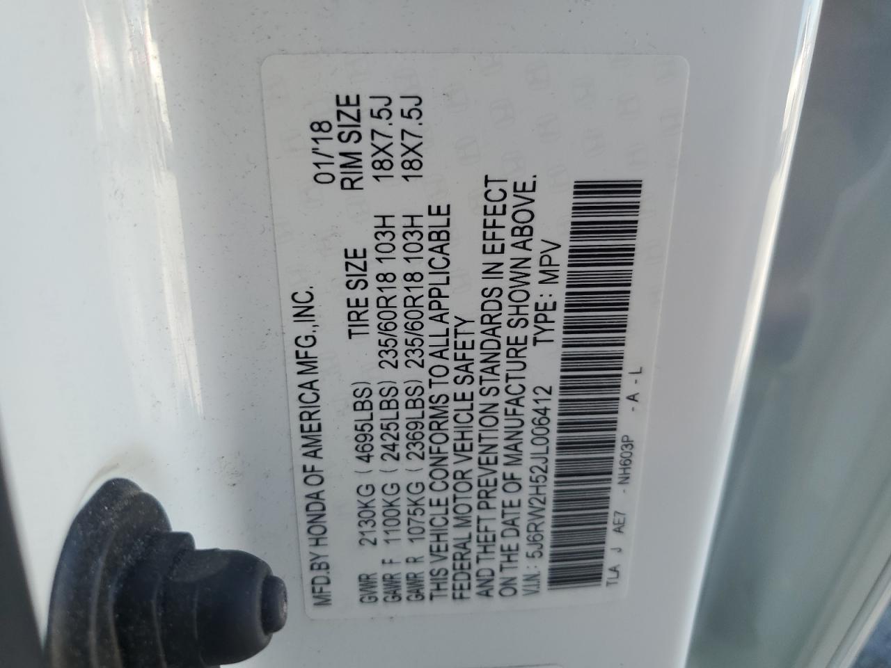 Honda Crv Ex