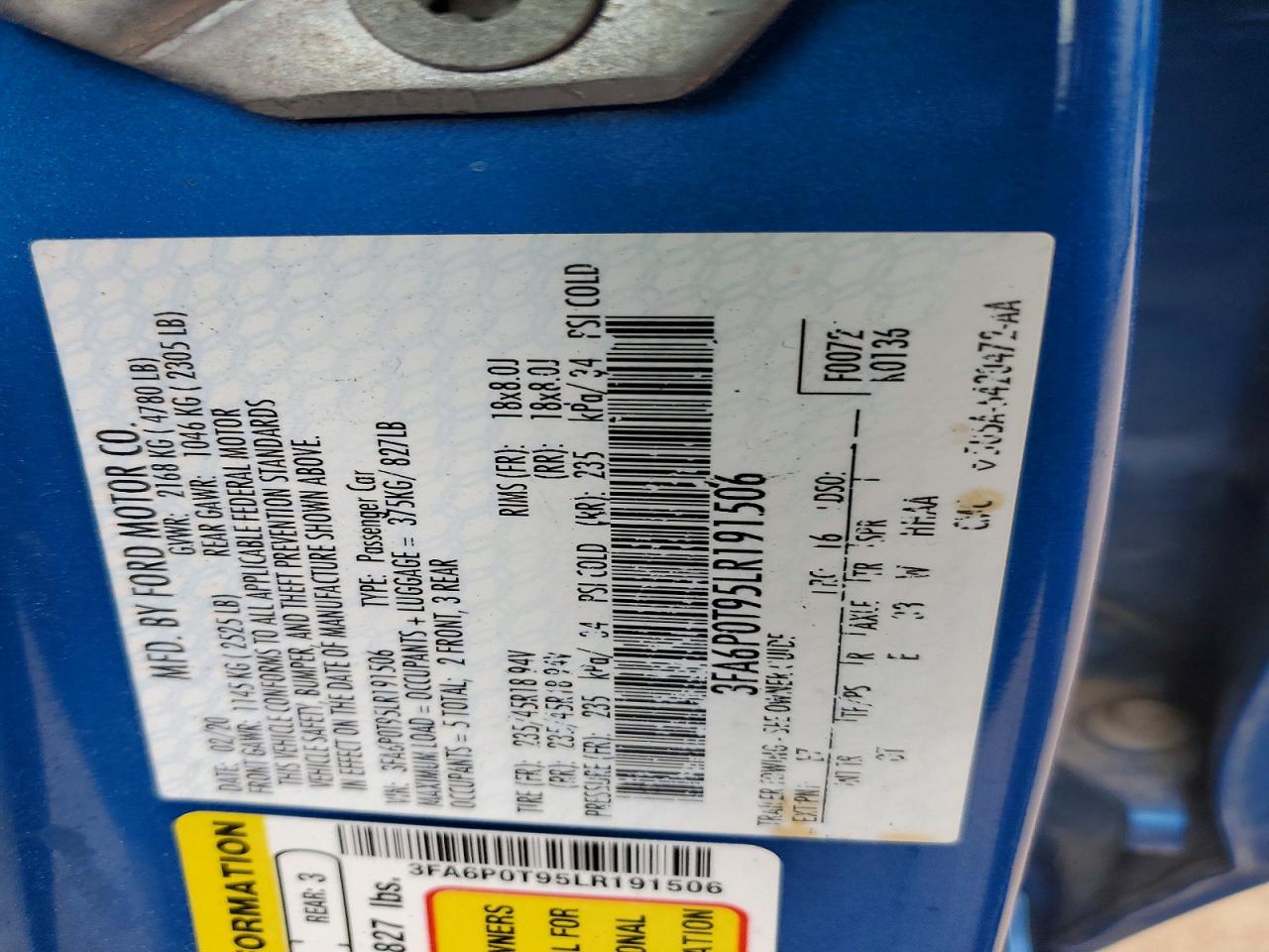 Ford Fusion Se