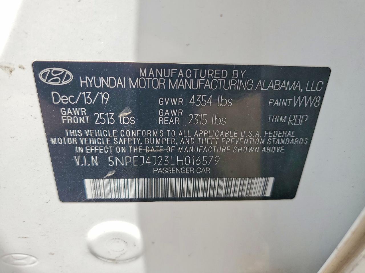 Hyundai SONATA Sel Plus