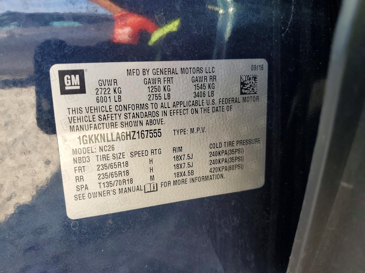 GMC Acadia Sle