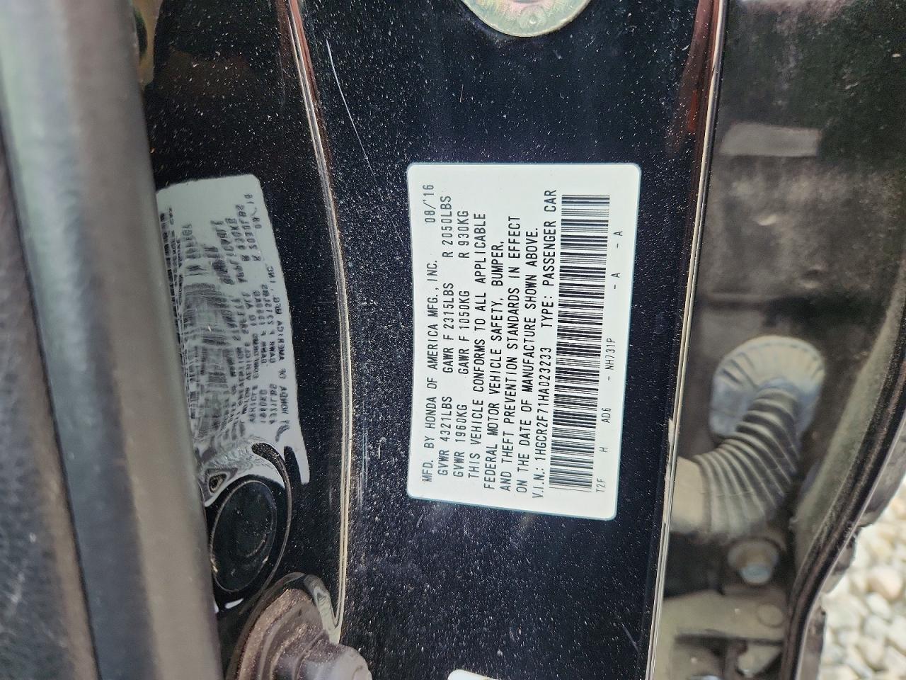 Honda Accord Ex