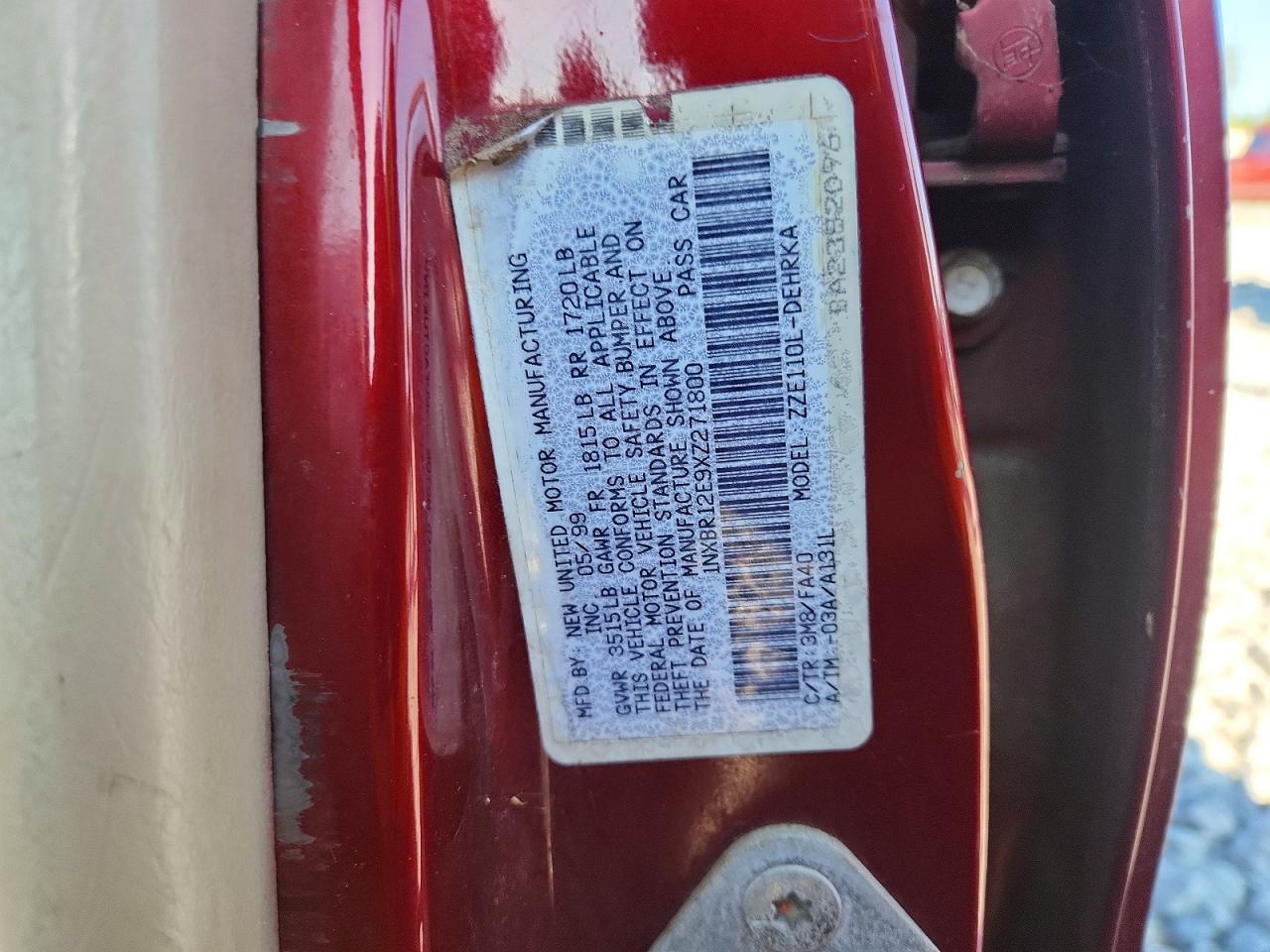 Toyota Corolla Ve