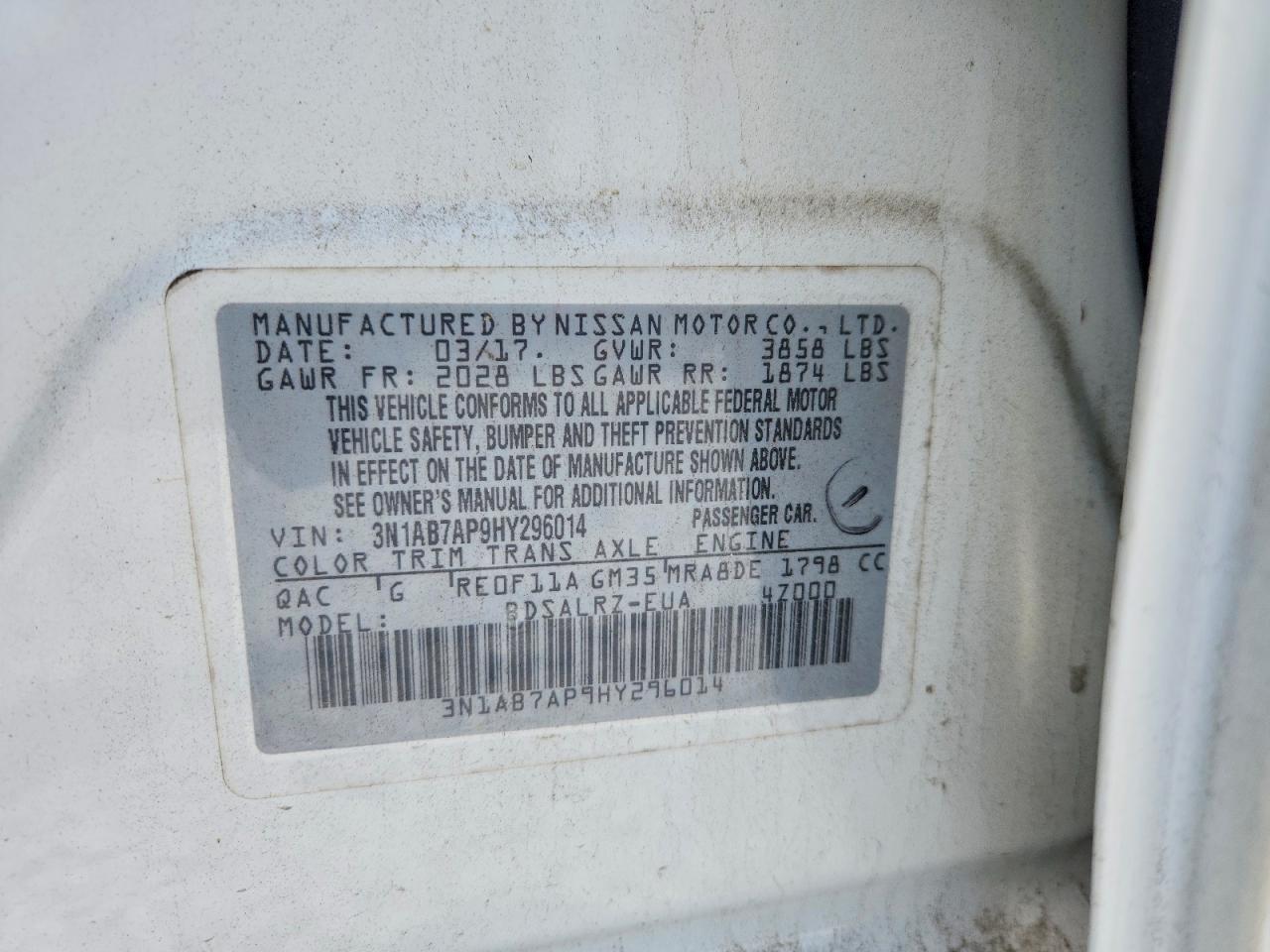 Nissan Sentra Sr