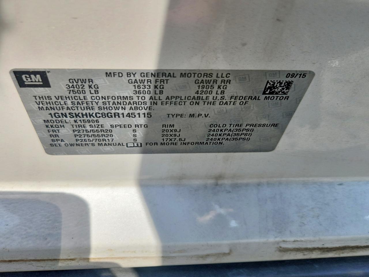 Chevrolet Suburban K1500 Lt