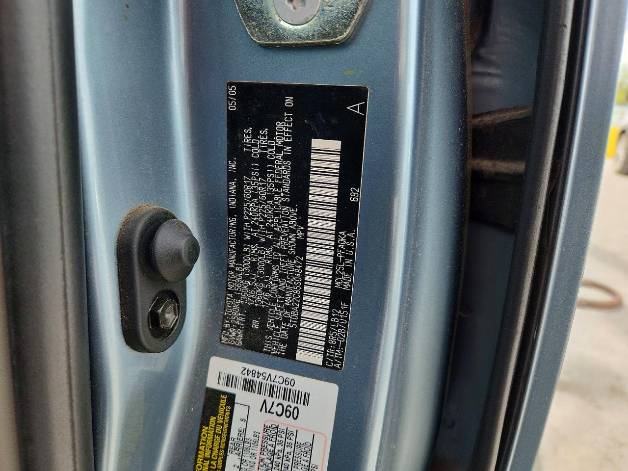 Toyota Sienna Xle Limited 7 Passenger