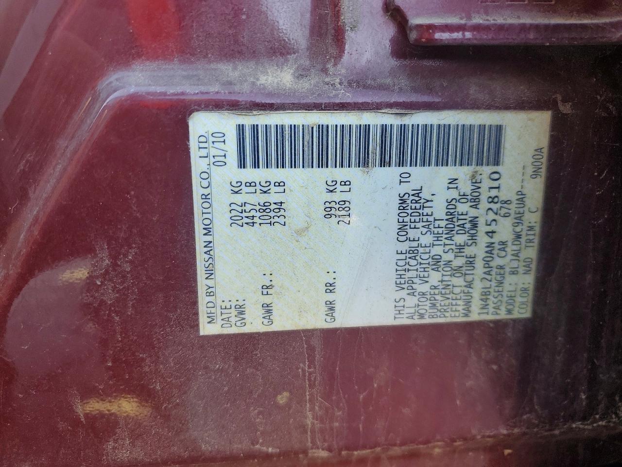 Nissan Altima Sr