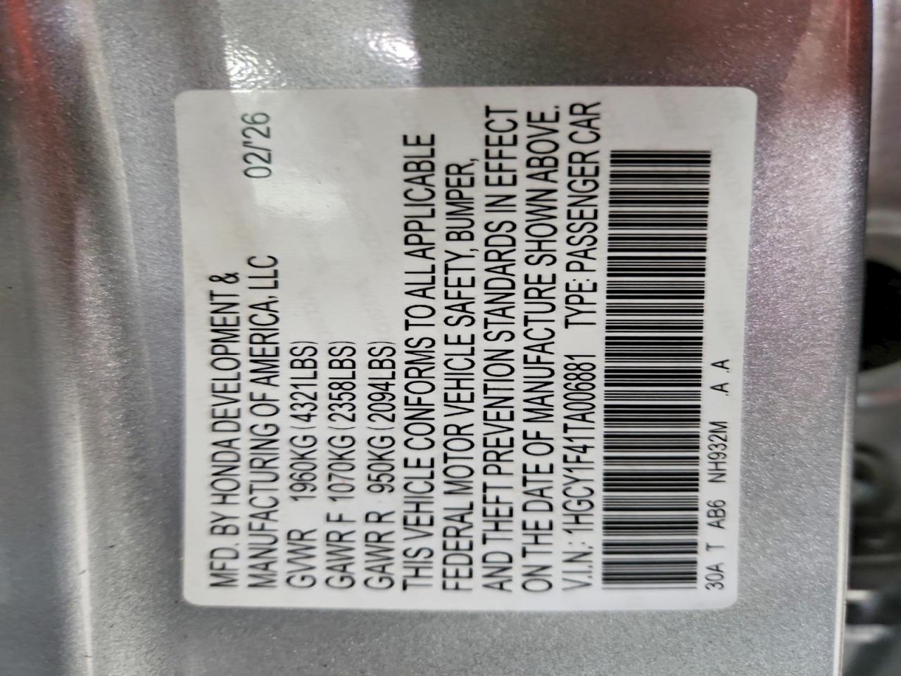 Honda Accord Se
