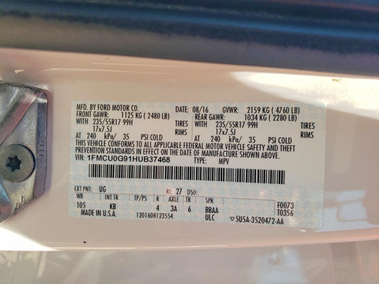 Ford Escape Se
