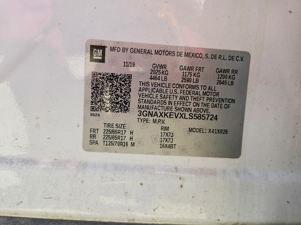 Chevrolet Equinox Lt