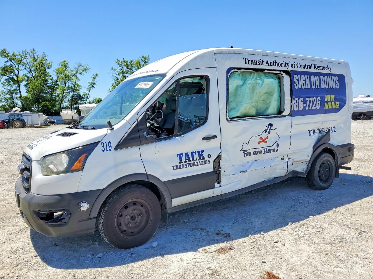 Salvage Ford Transit Image