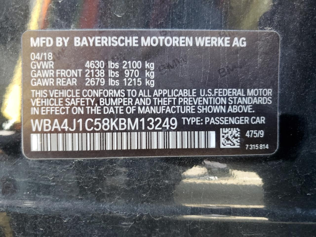 BMW 4 Series Gran Coupe