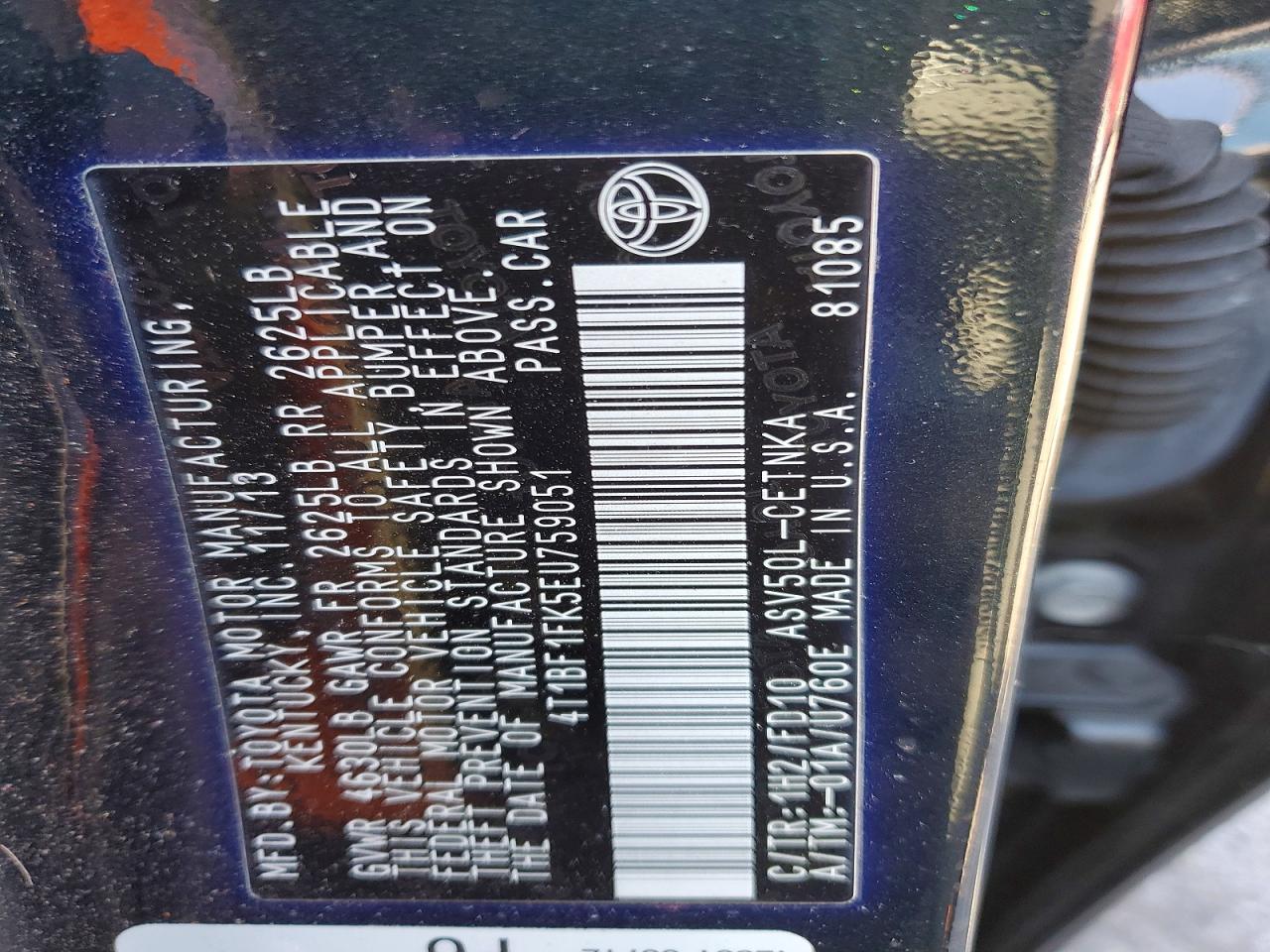 Toyota Camry L