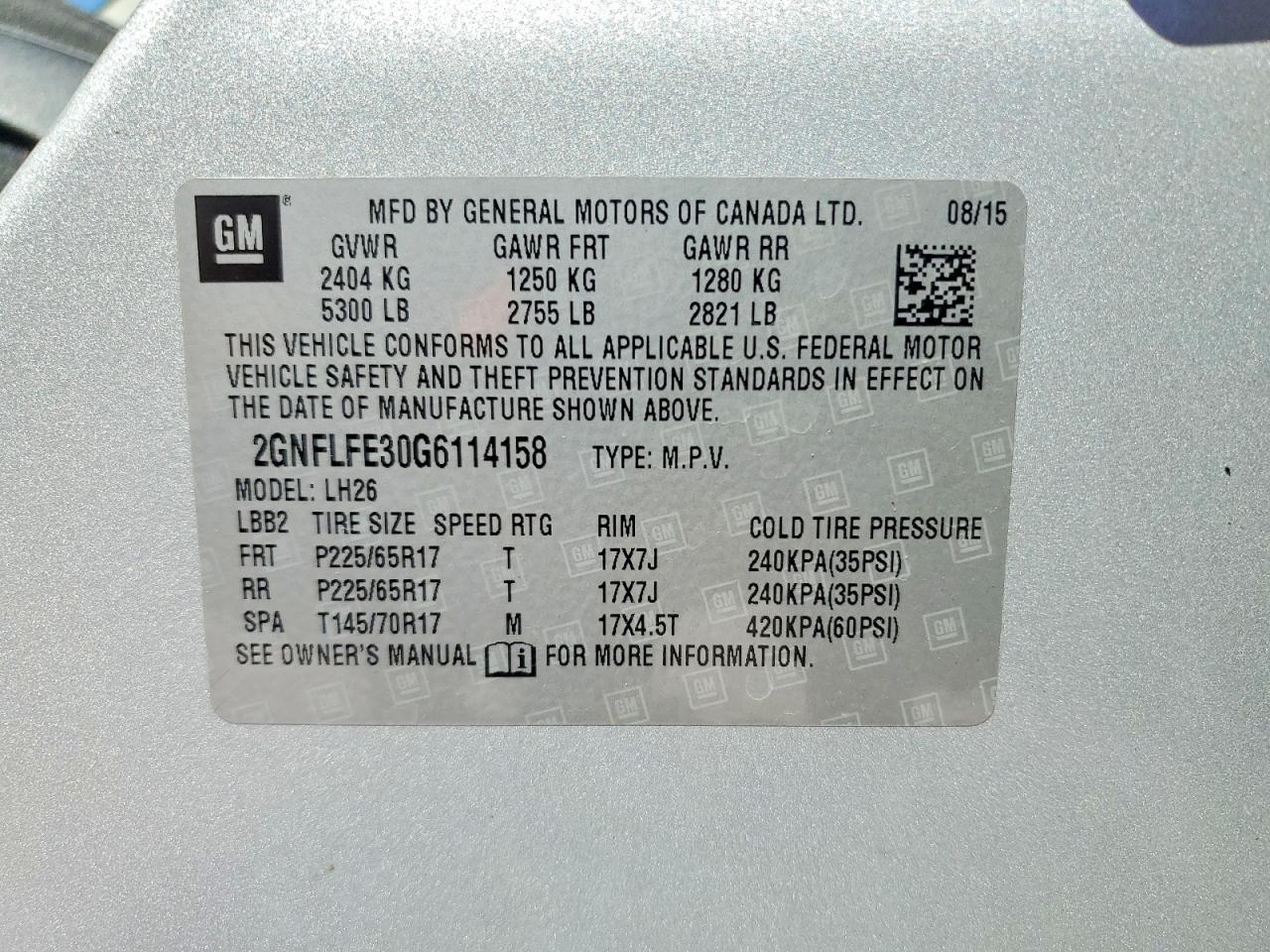 Chevrolet Equinox Lt