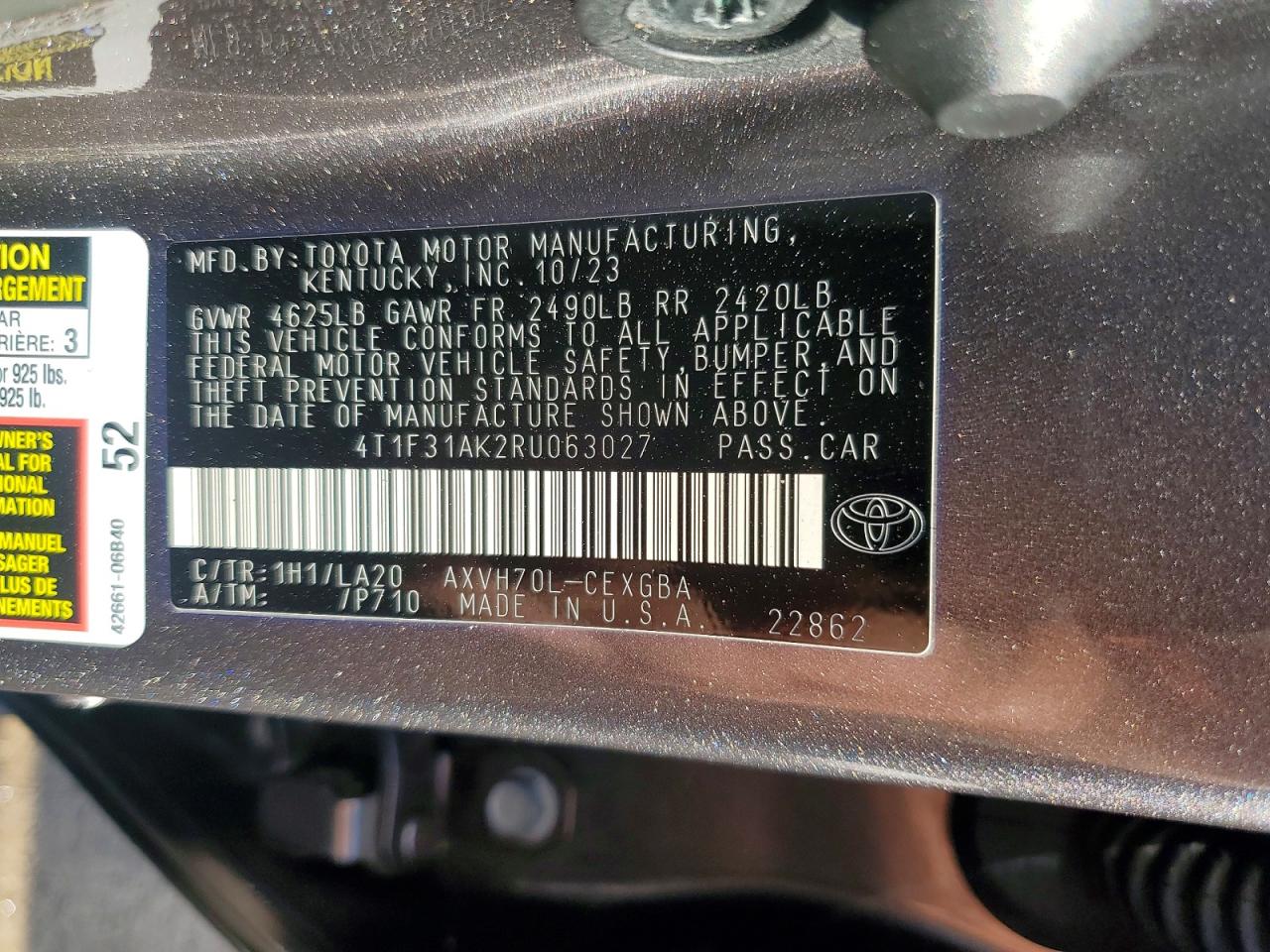Toyota Camry Xle