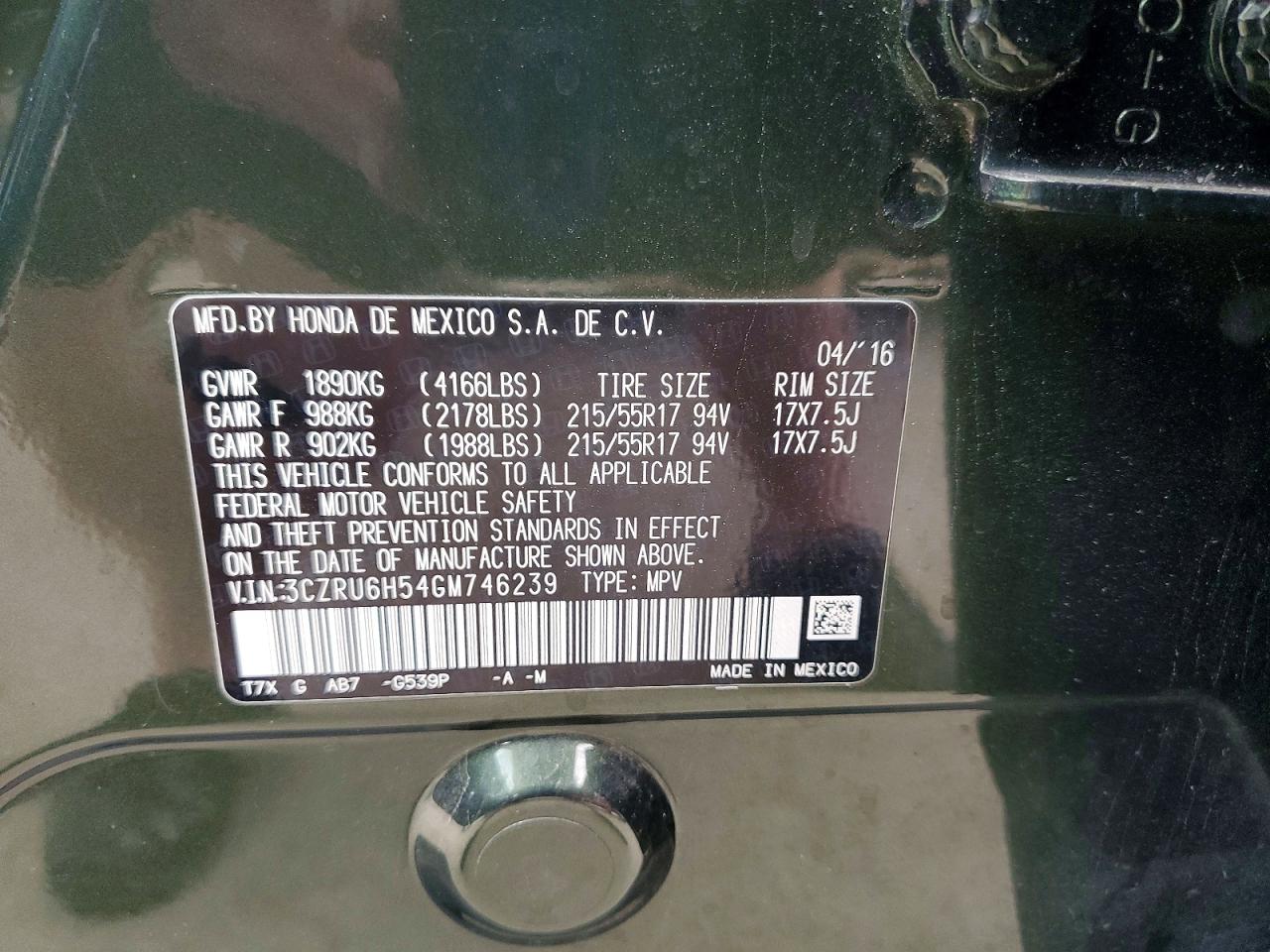 Honda HR-V Ex