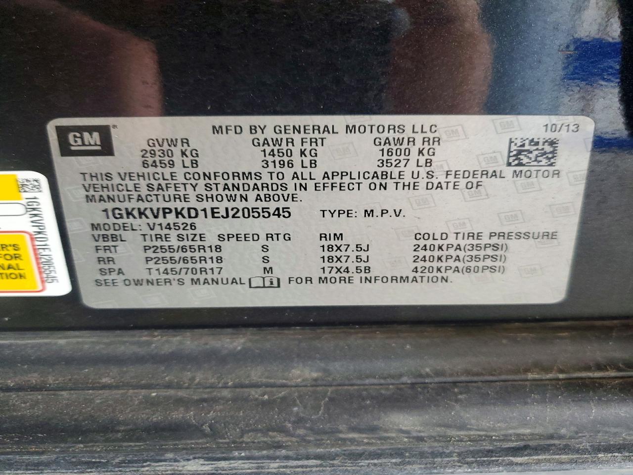GMC Acadia Sle