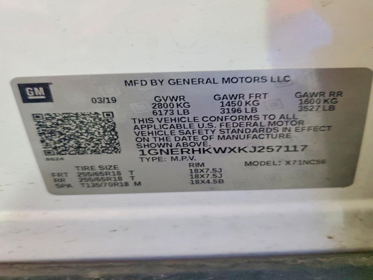 Chevrolet Traverse Lt
