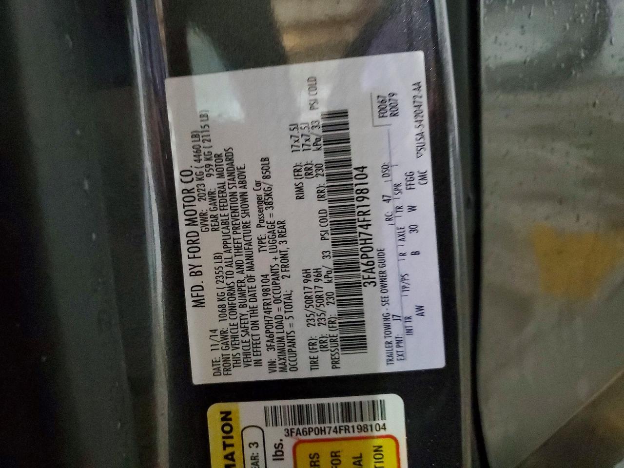 Ford Fusion Se