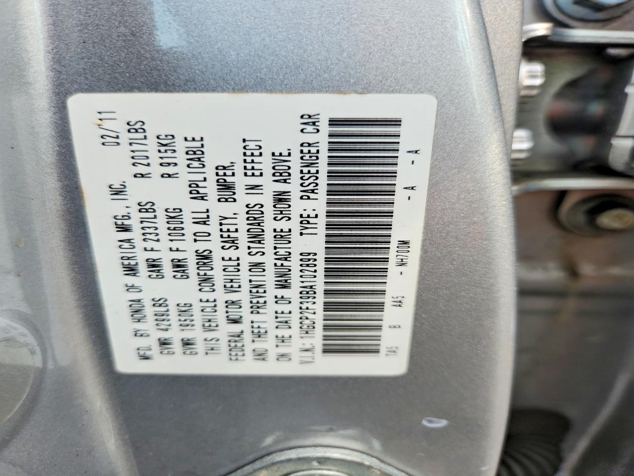 Honda Accord Lx