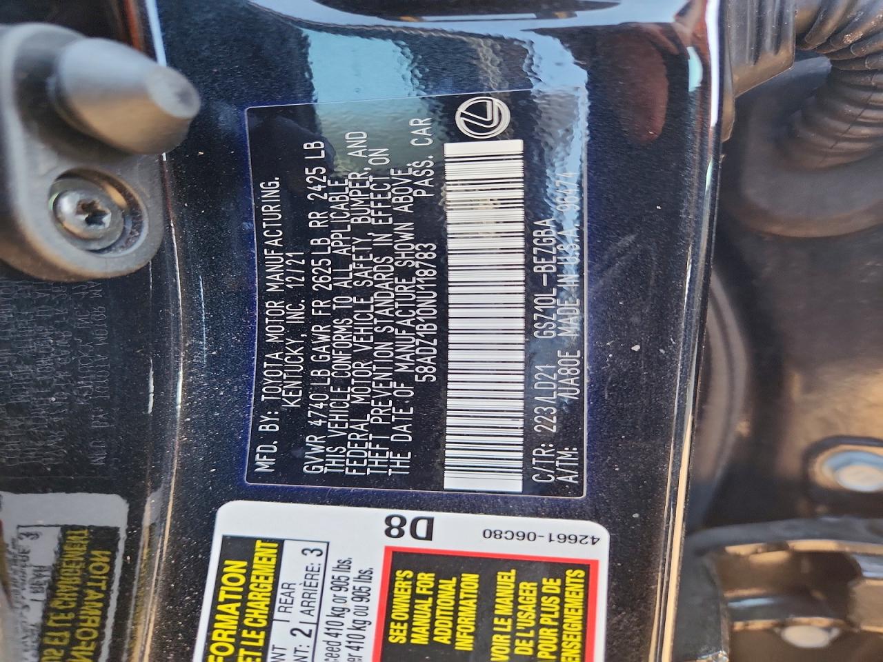 Lexus Es Base