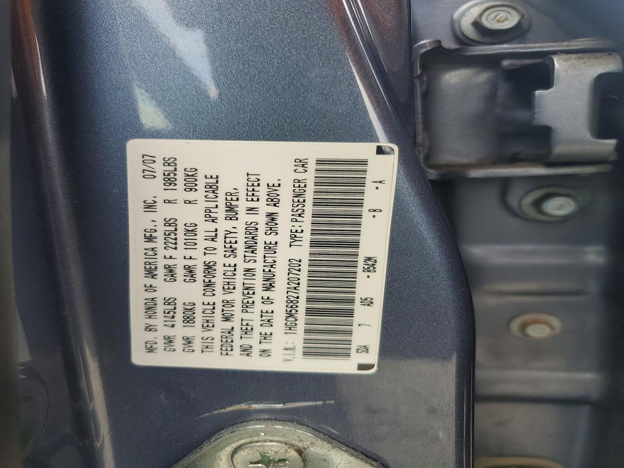 Honda Accord Ex