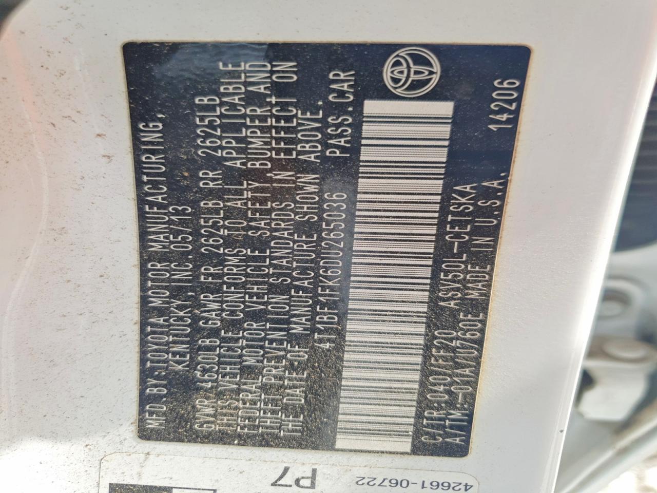 Toyota Camry Se