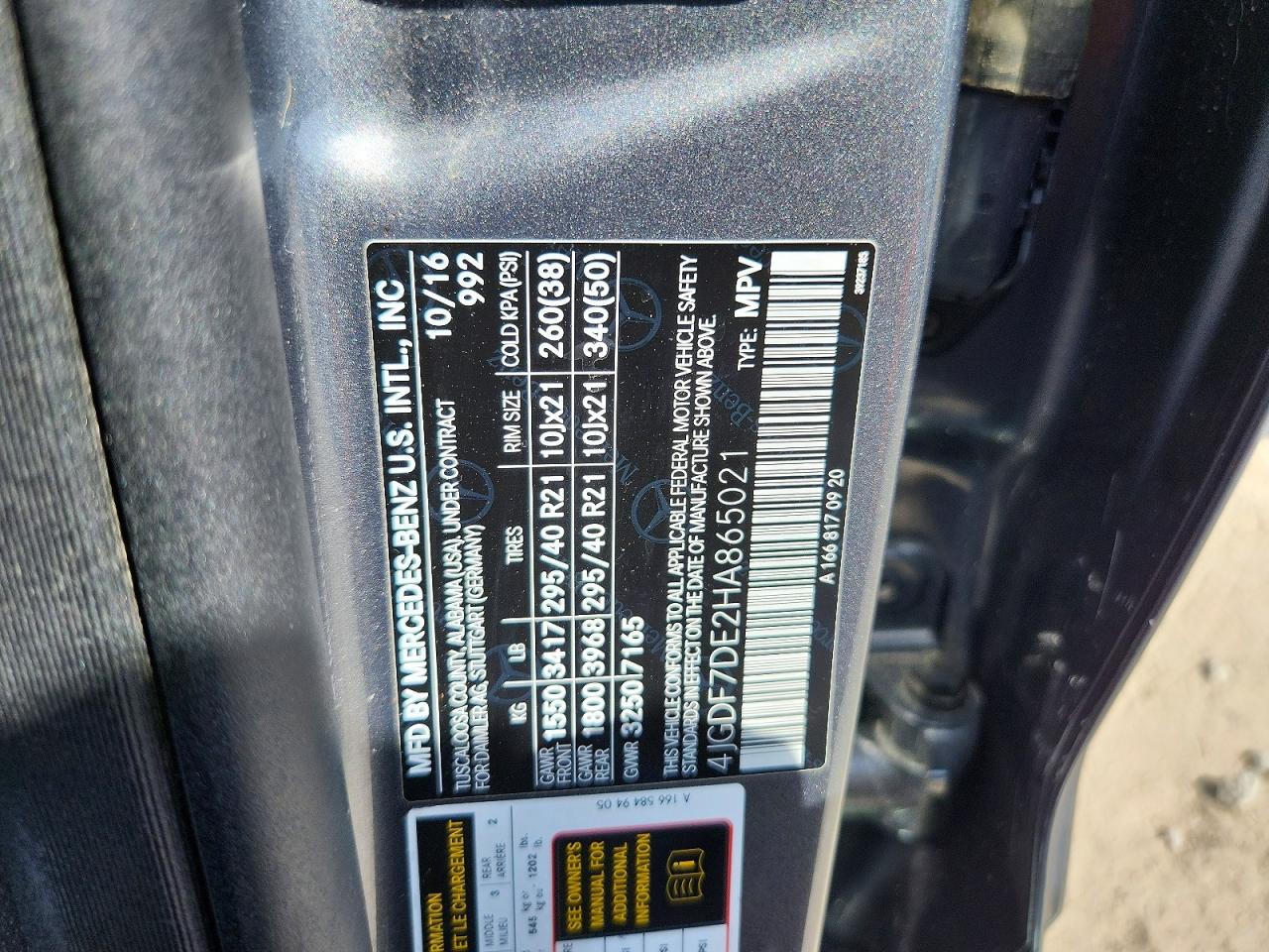 Mercedes-Benz Gls-class 550 4matic