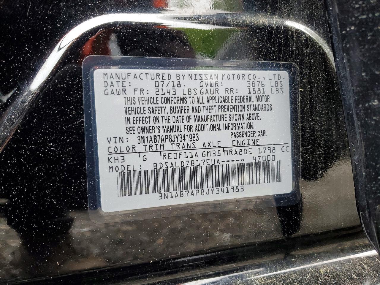 Nissan Sentra Sv