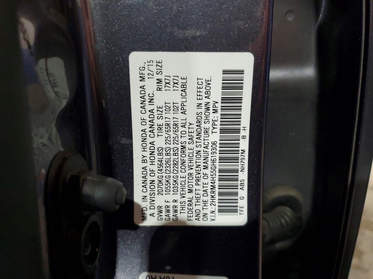 Honda Crv Ex