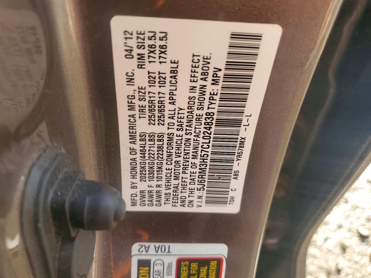 Honda Crv Ex