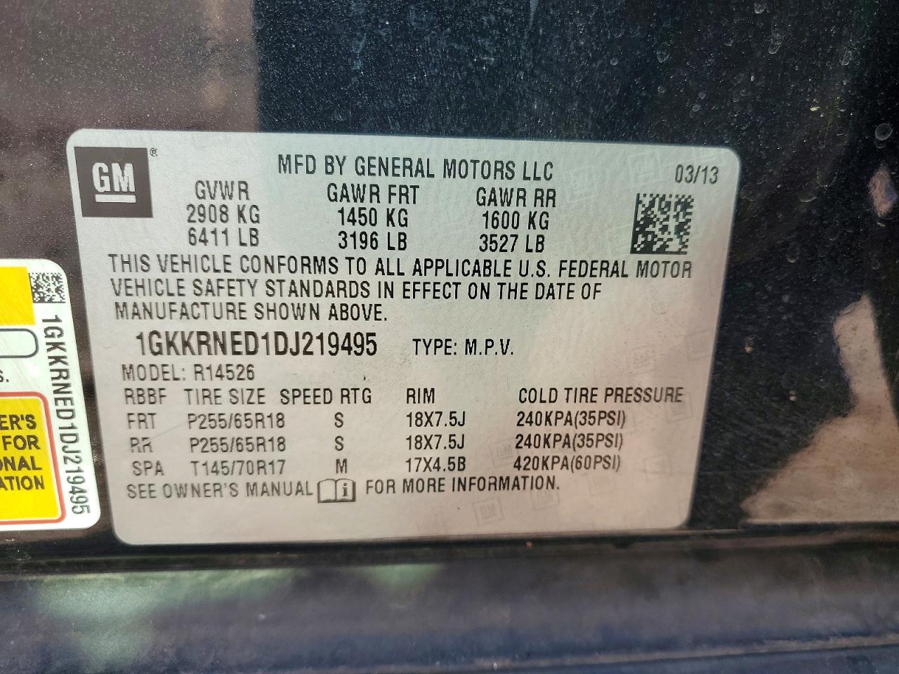 GMC Acadia Sle