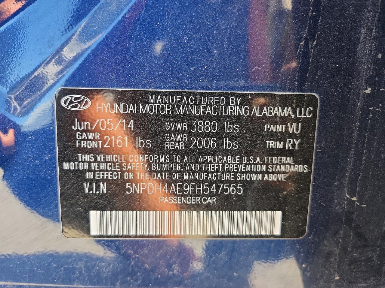 Hyundai ELANTRA Se