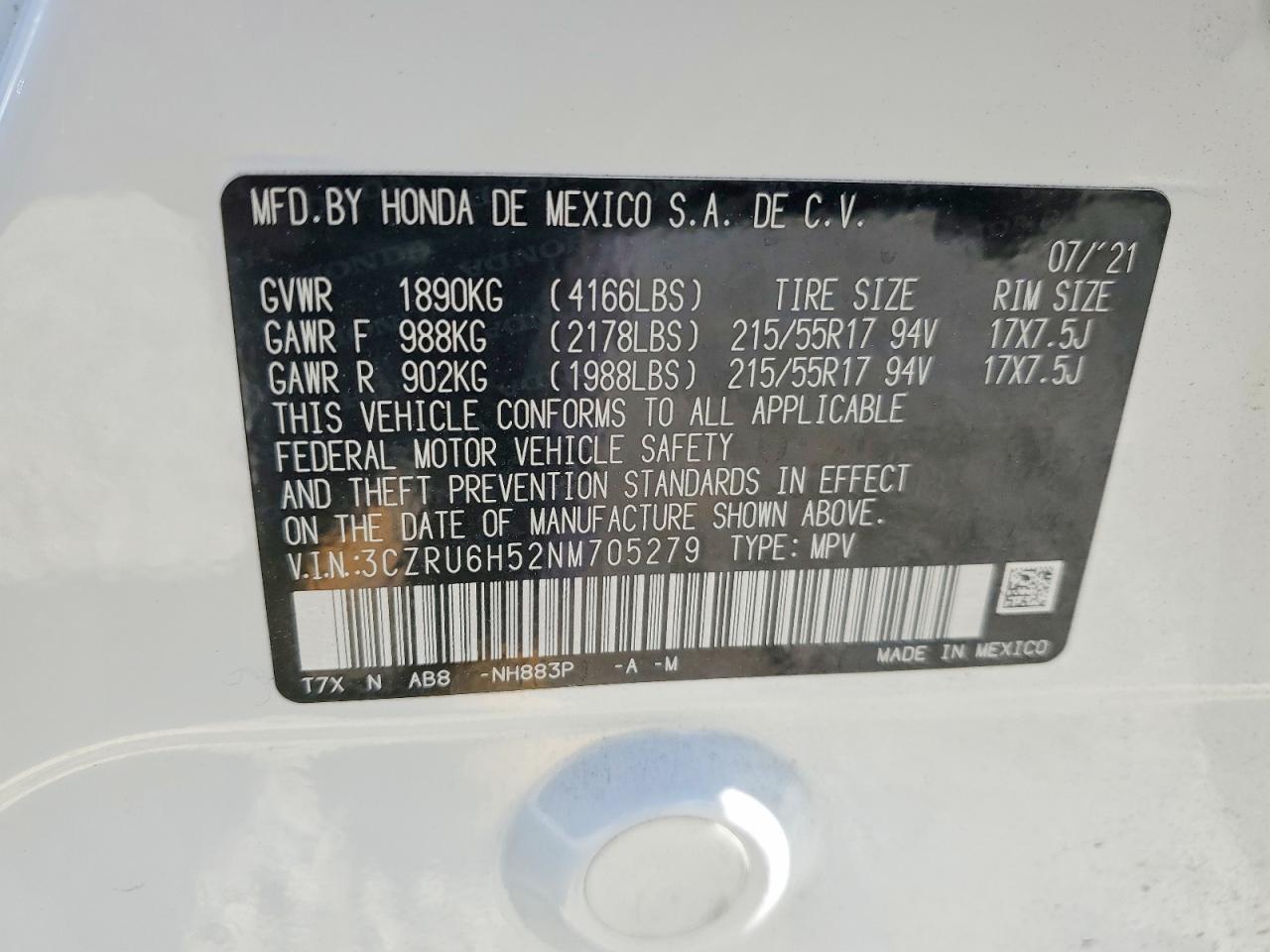 Honda HR-V Ex